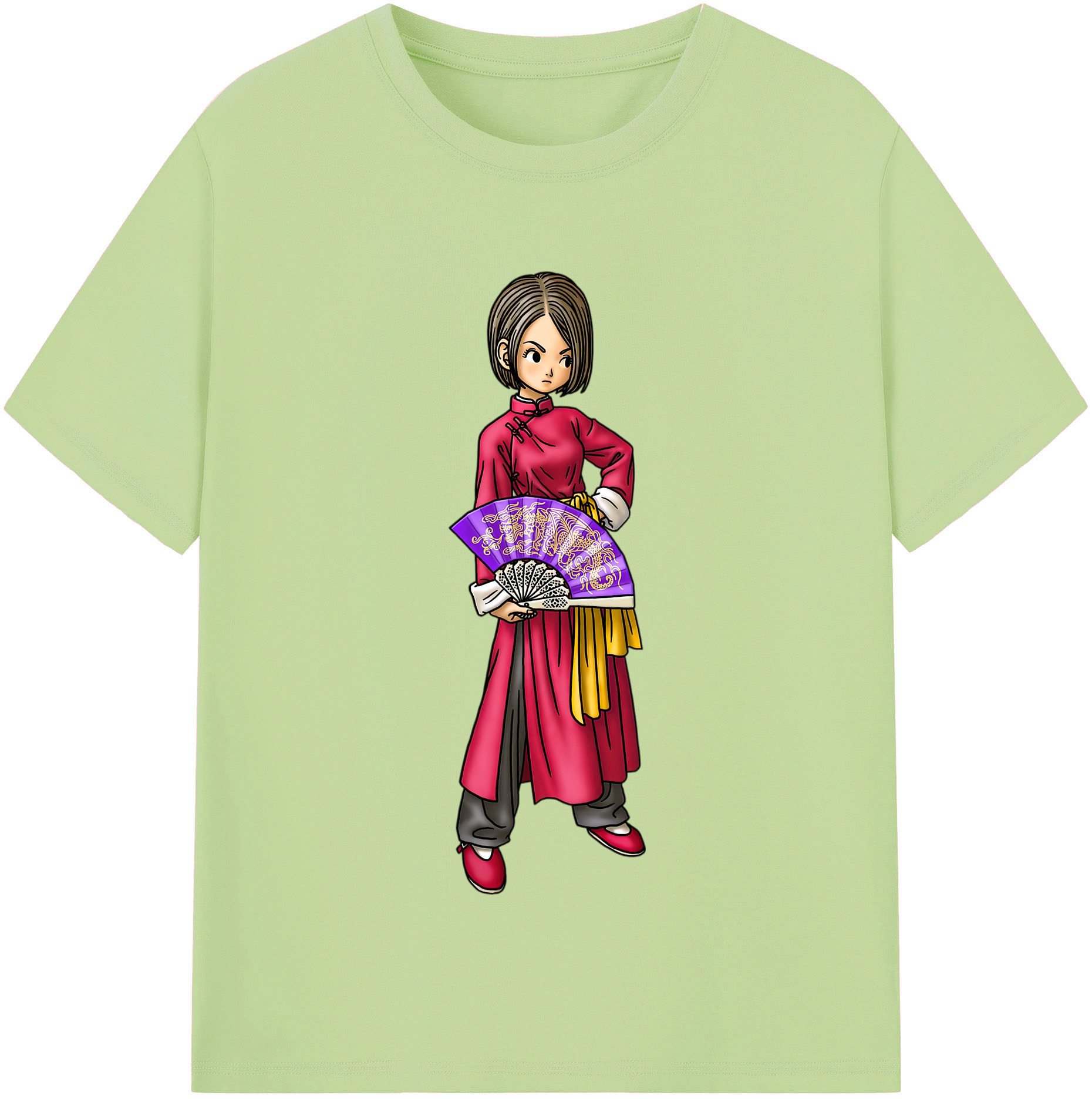 （画像用） ドラゴンクエスト Doragon Kuesuto Dragon Quest 綿100％半袖Tシャツ（フロントプリント）